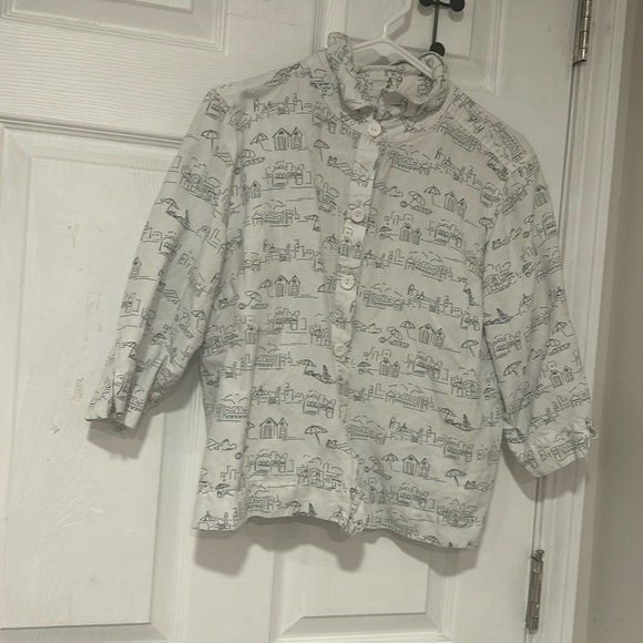 Christopher & Banks white button up - Picture 1 of 3